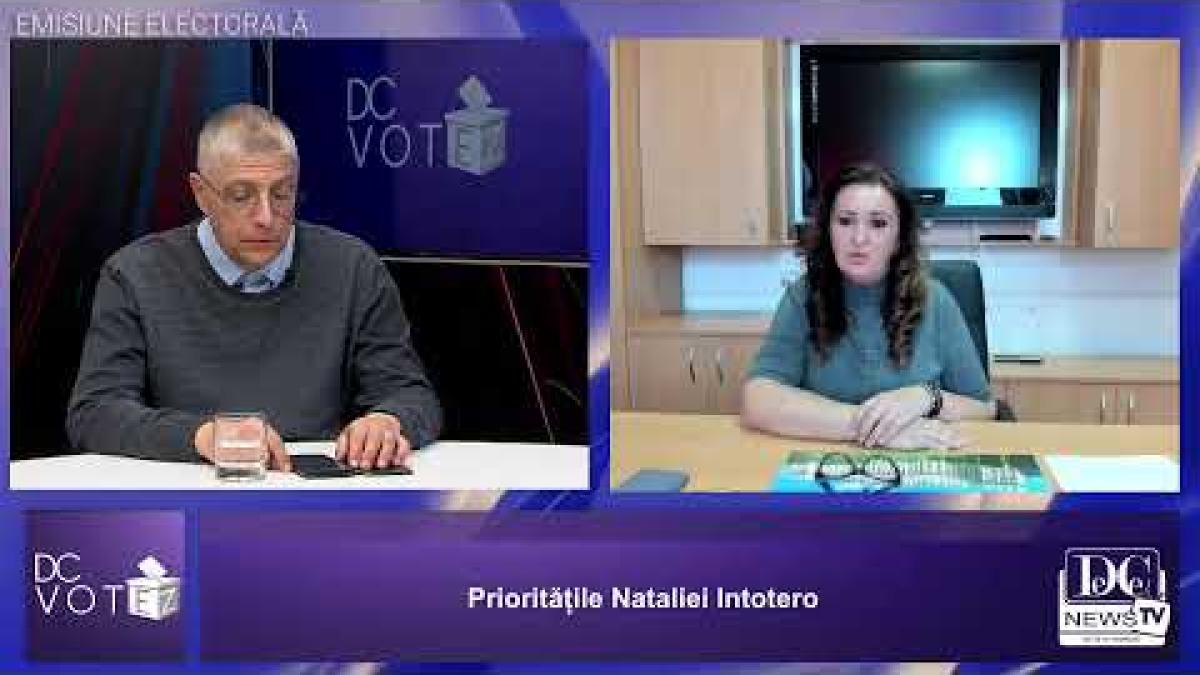Natalia Intotero dezvăluie planurile pentru Parlament, LIVE, la DC Votez