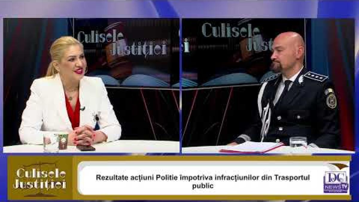 Comisarul-șef Lucian Cosmin Apostol, invitatul săptămânii la Culisele Justiției