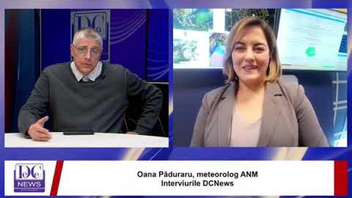 Oana Păduraru, ANM, vremea pentru 1 Decembrie. Ninge la munte, prognoza live la DCNews