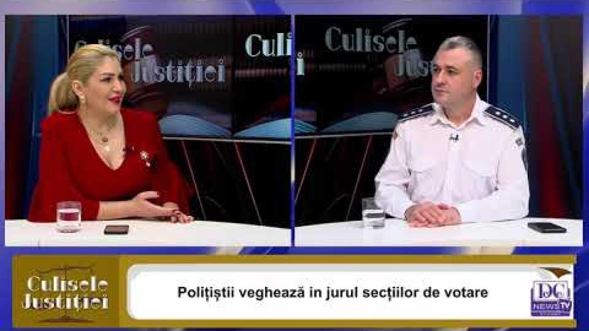 Comisarul-șef Radu Daniel, invitatul săptămânii la Culisele Justiției