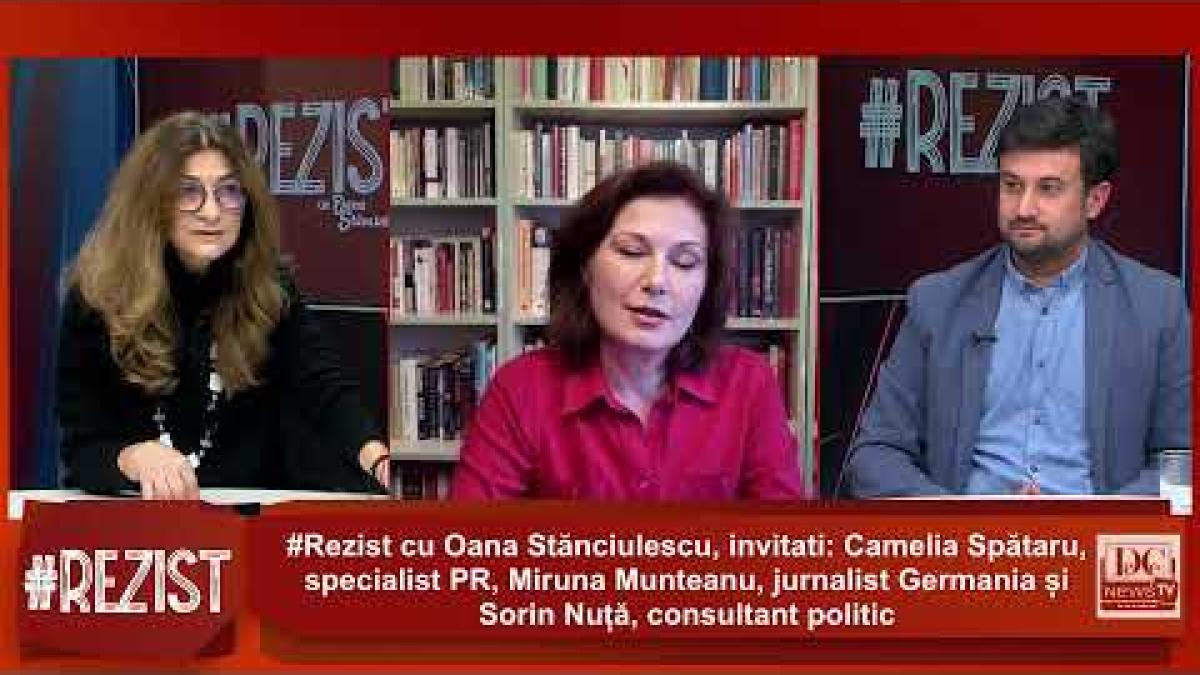 Camelia Spătaru, Miruna Munteanu și Sorin Nuță, LIVE la #Rezist cu Oana Stănciulescu