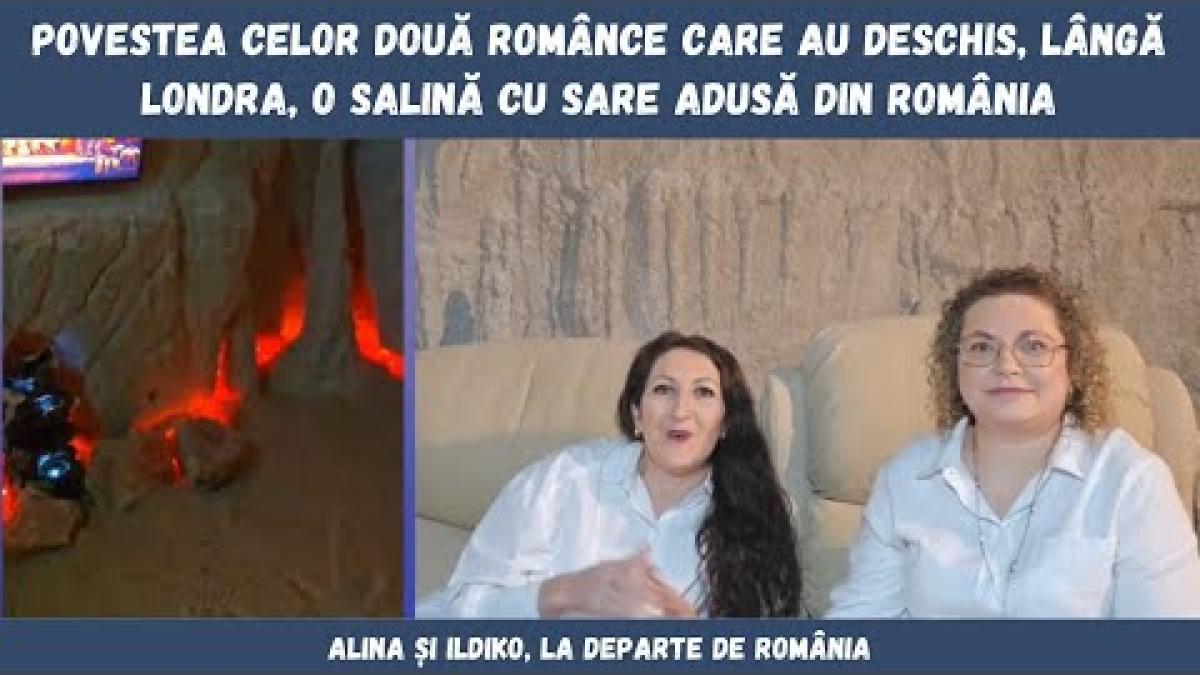 Două românce au deschis, lângă Londra, o salină cu sare adusă din România