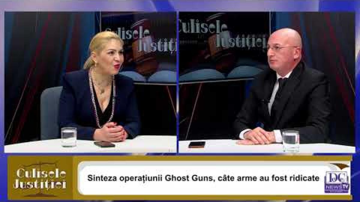 Comisar-șef Aniel Constantin, despre operațiunea Ghost Guns, la Culisele Justiției