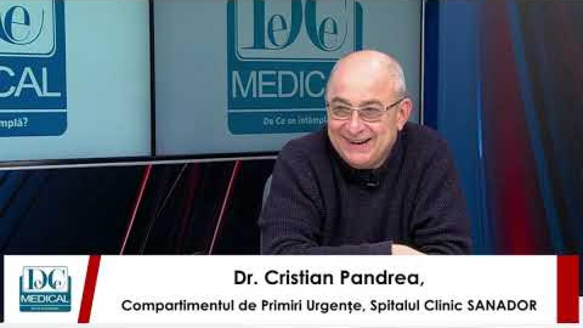 Urgențe medicale de sărbători. Dr. Cristian Pandrea (SANADOR), la DC Medical și DC News