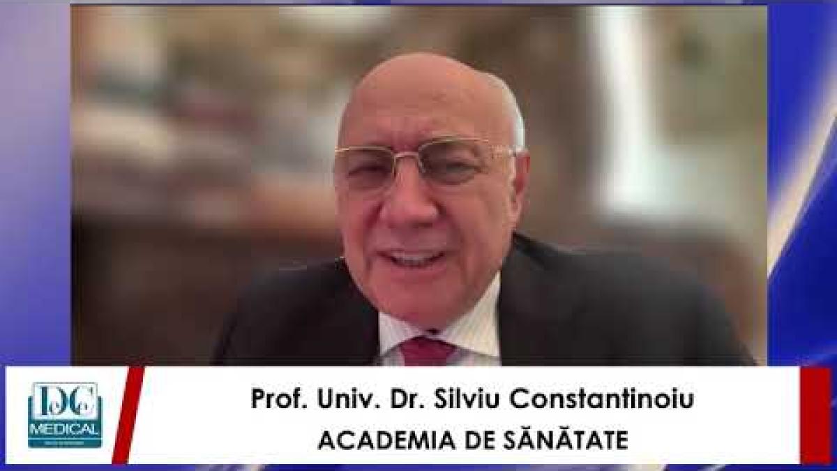 Boala de reflux, cancerul esofagian. Prof. dr. emerit Silviu Constantinoiu, la Academia de Sănătate