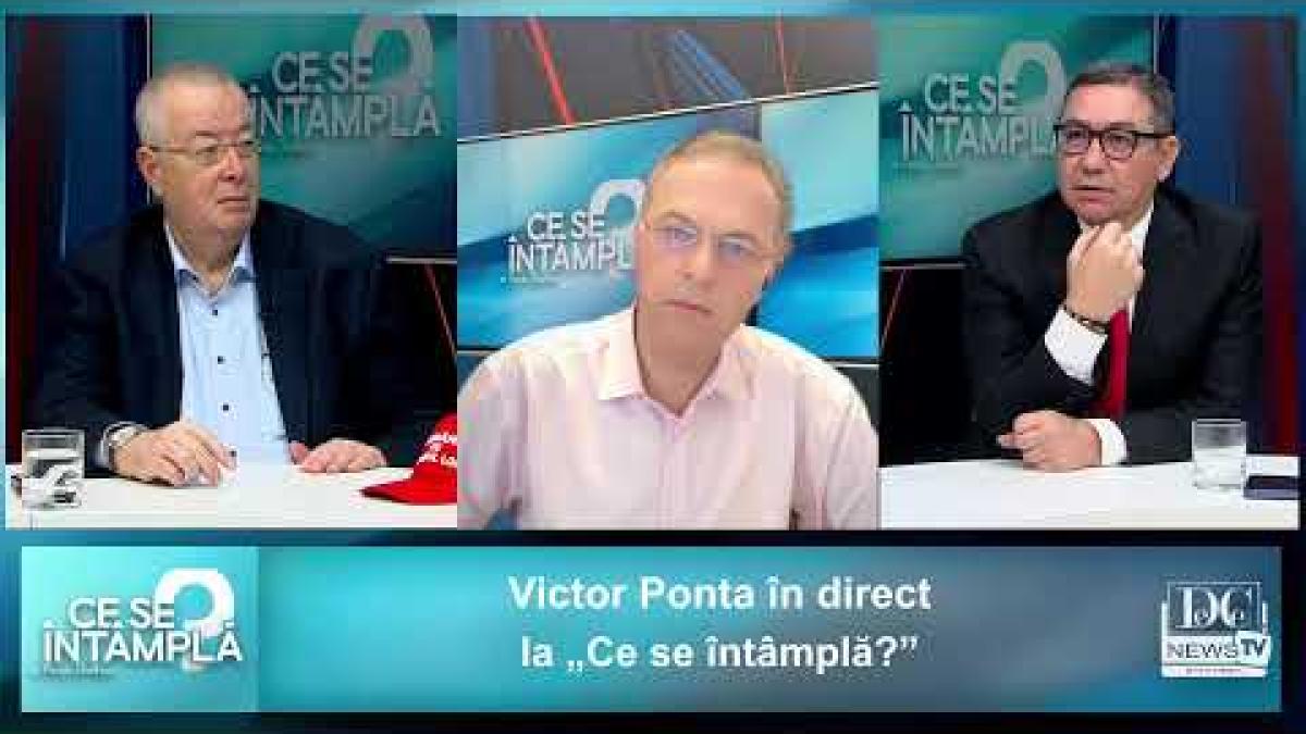Ponta, la DC News: De ce vrea să fie președinte?