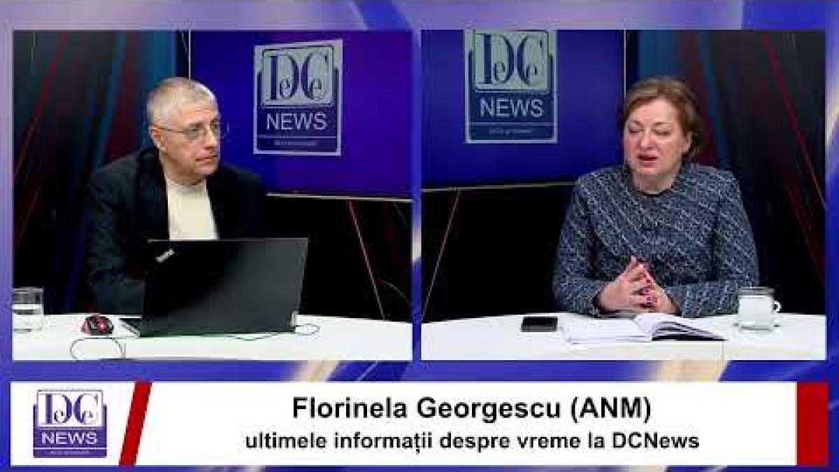 Florinela Georgescu (ANM), ultimele informații despre vreme, LIVE la DCNews