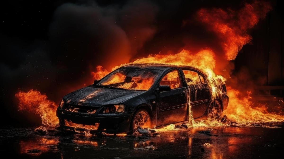 Cum procedăm dacă mașina ia foc și ce este de făcut în cazul celor electrice