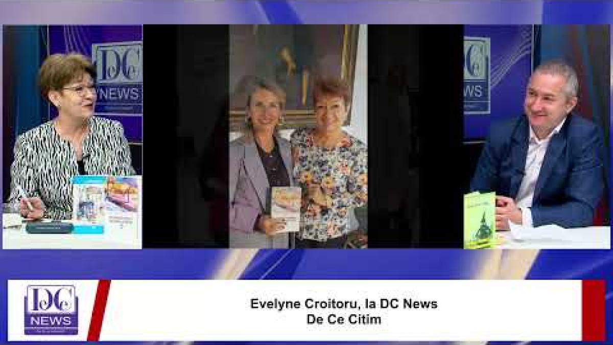 Scriitoarea Evelyne Maria Croitoru, invitata lui Flavius Predescu, la ”De Ce Citim”