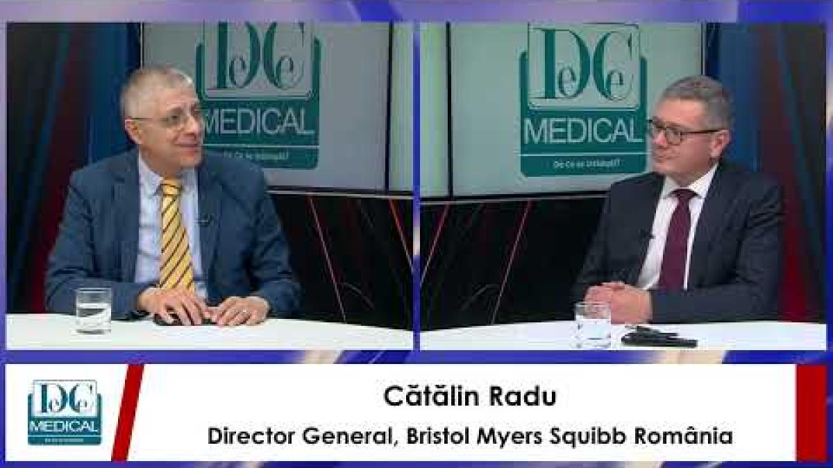Cătălin Radu, directorul general al Bristol Myers Squibb România, vine la DC Medical și DC News.