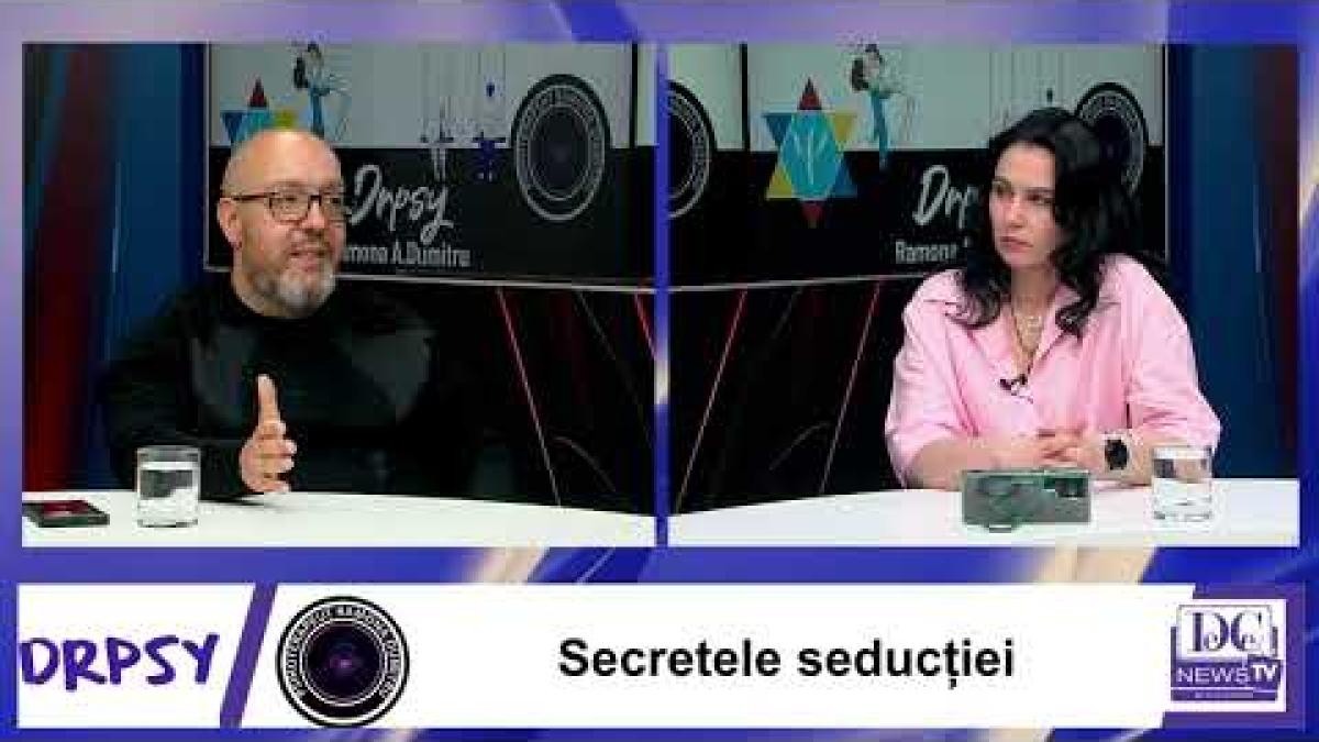 Secretele Seducției, subiectul săptămânii la DrPsy, cu Ramona A. Dumitru și Radu Leca