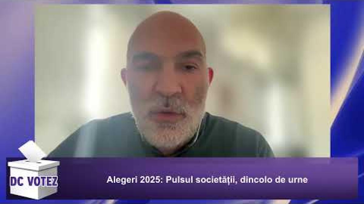 Sociologul Ciprian Necula, LIVE la DC Votez