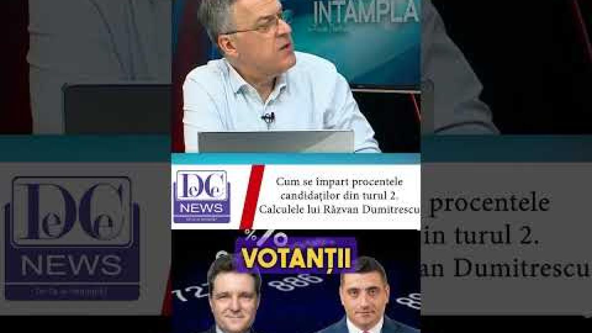 Calculele statistice ale turului doi, conform lui Răzvan Dumitrescu