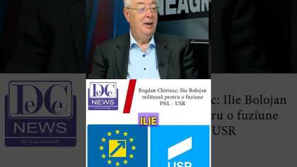Bogdan Chirieac: Bolojan militează pentru fuziunea dintre PNL și USR