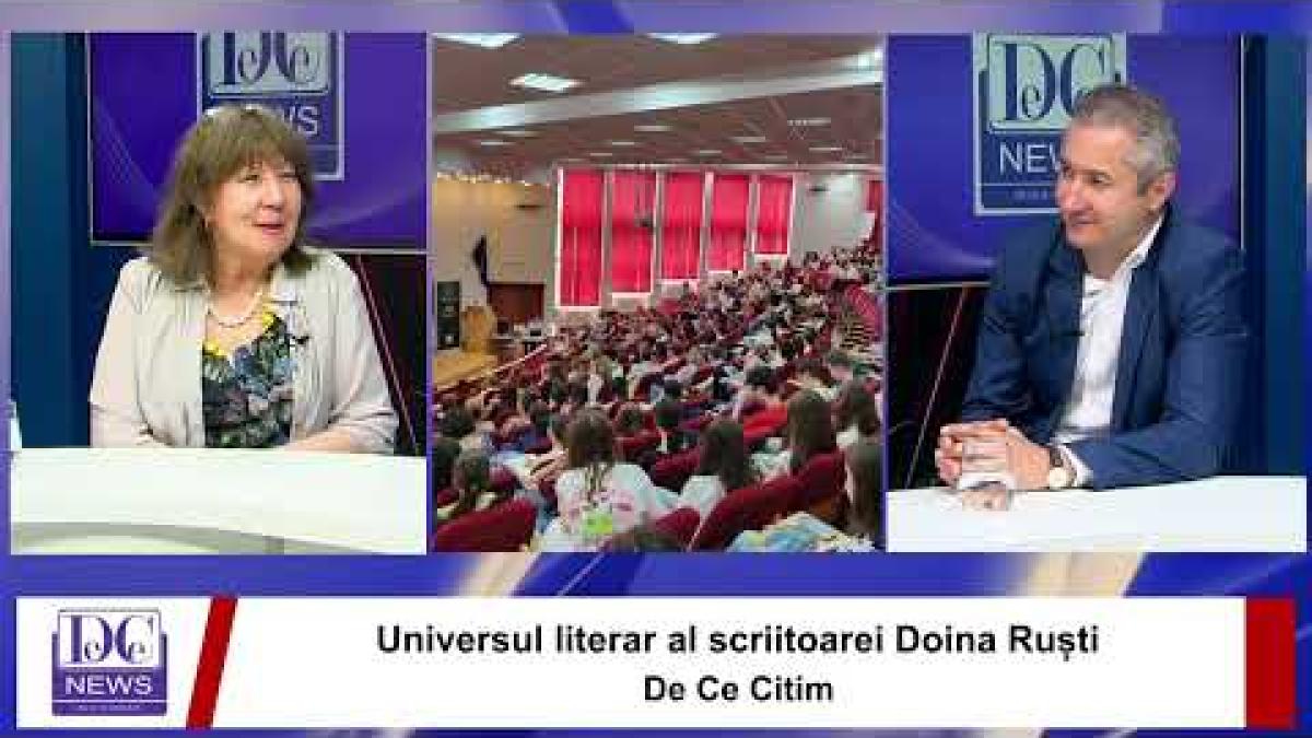 Scriitoarea Doina Ruști, invitată la De Ce Citim