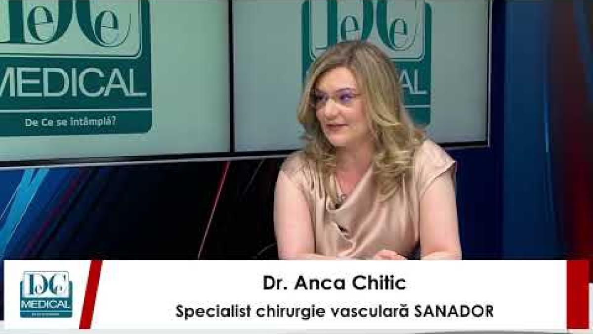Boala arterială: simptome, diagnostic, tratament. Dr. Anca Chitic (SANADOR), la DC Medical, DC News