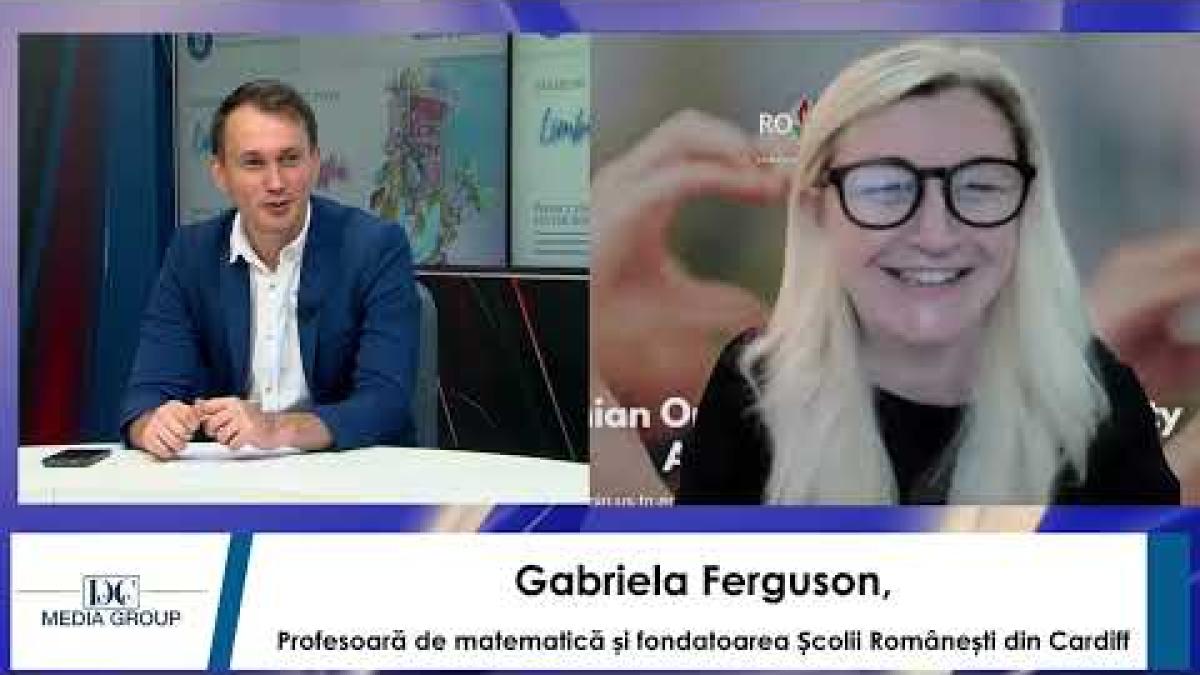Gabriela Ferguson, fondatoare a Școlii Românești din Cardiff, invitată la „Generația Globală”
