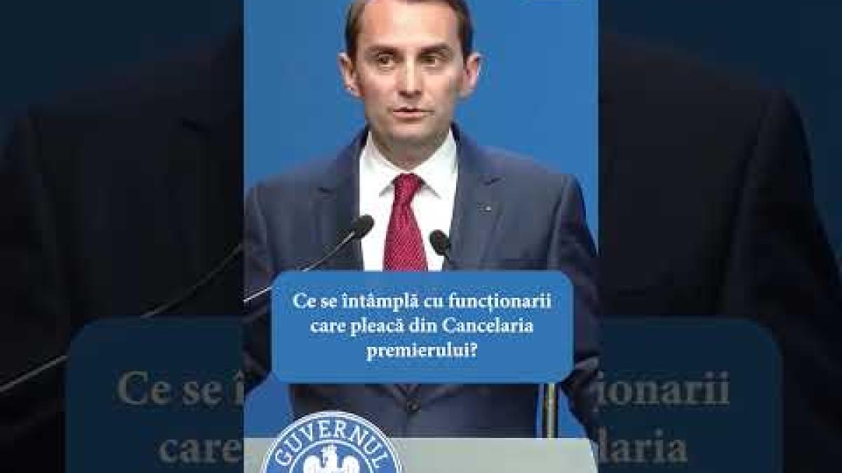 Ce se întâmplă cu funcționarii care pleaca din Cancelaria premierului?