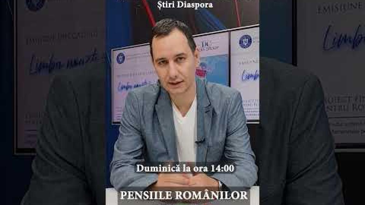 Urmărește emisiunea Departe de România, duminică la 14:00, pe YouTube Știri Diaspora și pe DCNEWS