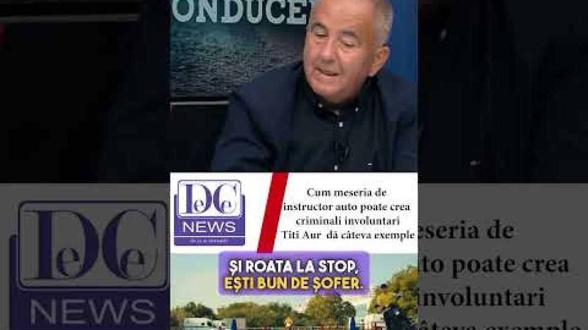 Titi Aur, despre cum școala de instructori auto poate crea criminali involuntari