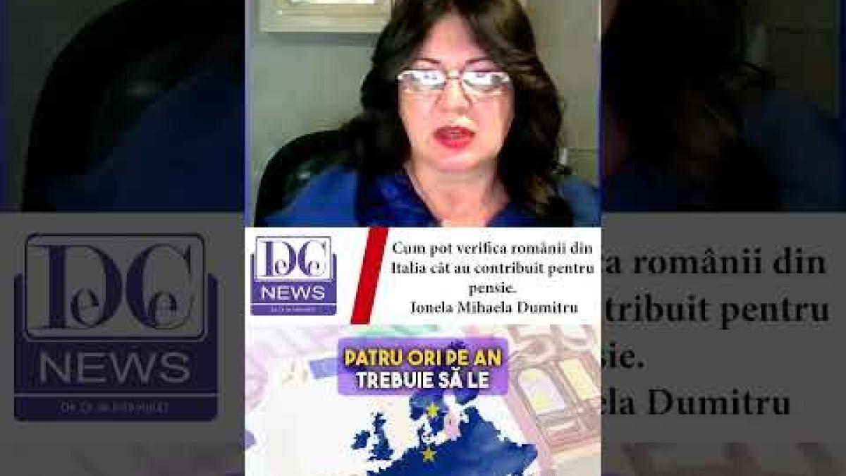 Cum pot verifica românii din Italia cât au contribuit pentru pensie