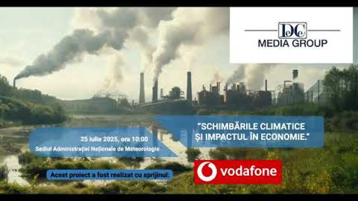 Schimbările climatice și impactul în economie, conferință DCMedia Group,