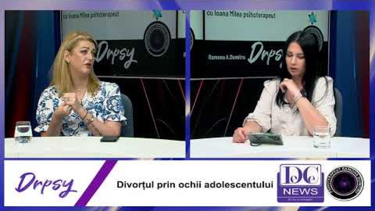 Psihoterapeutul Ioana Milea, la ”Dr.Psy”, live la DCNews și DCNewsTV