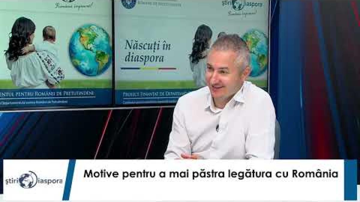 Victor Ionescu, invitat la Născuți în diaspora