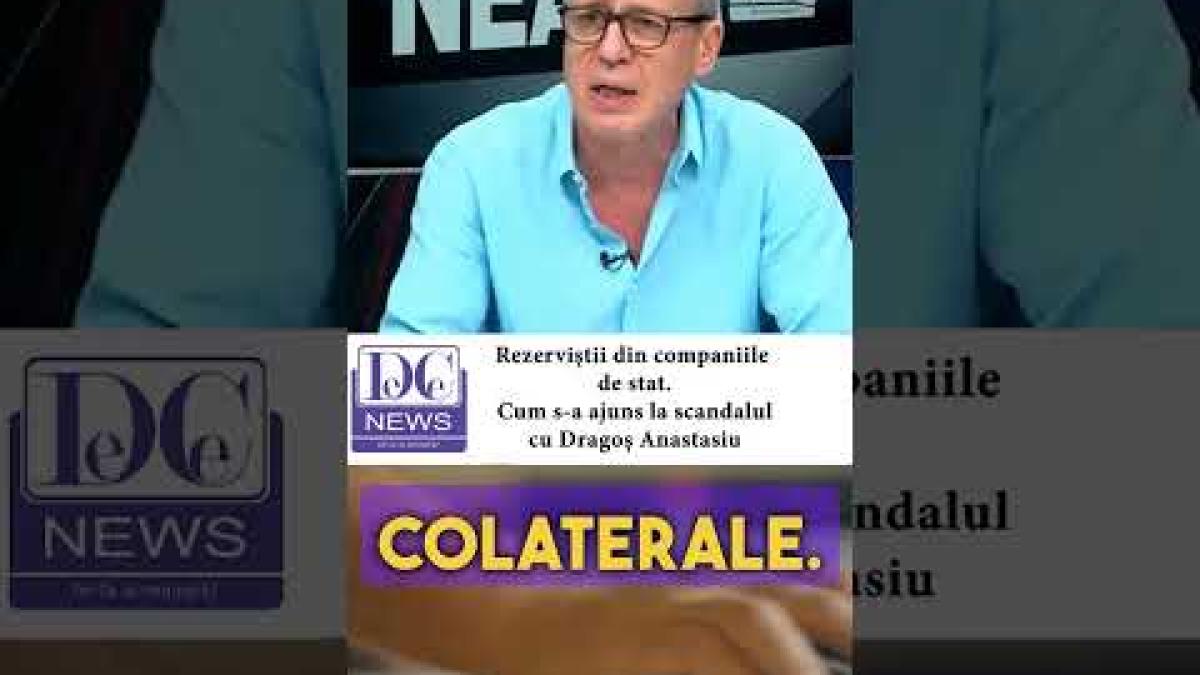 Rezerviștii din companiile de stat  Cum s a ajuns la scandalul cu Dragos Anastasiu