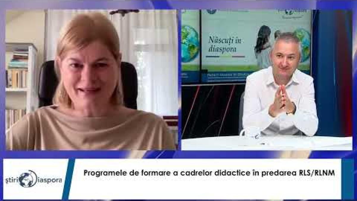Elena Platon, directoarea Institutului Limbii Române ca Limbă Europeană, la Născuți în diaspora
