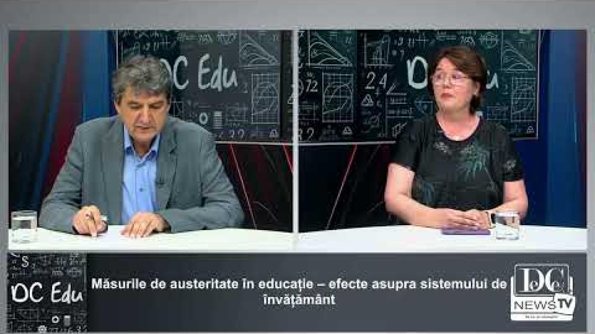 Măsurile de austeritate din educație, analizate de prof. Cornelia Popa Stavri, la DC Edu