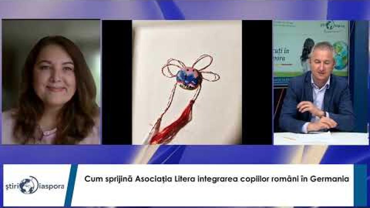 Ana-Maria Flegler, președinta Asociației Germano-Române LITERA Bruchsal, la Născuți în diaspora