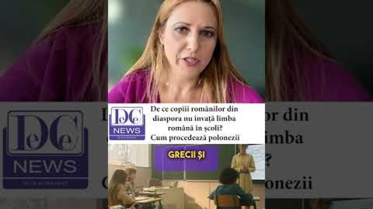 Mădălina Hideg explică de ce copiii românilor din diaspora nu învață limba maternă în școli