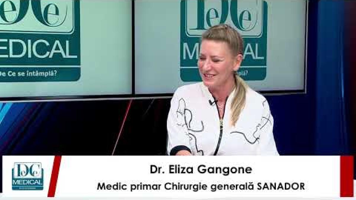 Totul despre cancerul colorectal. Dr. Eliza Gangone (SANADOR), la DC Medical și DC News