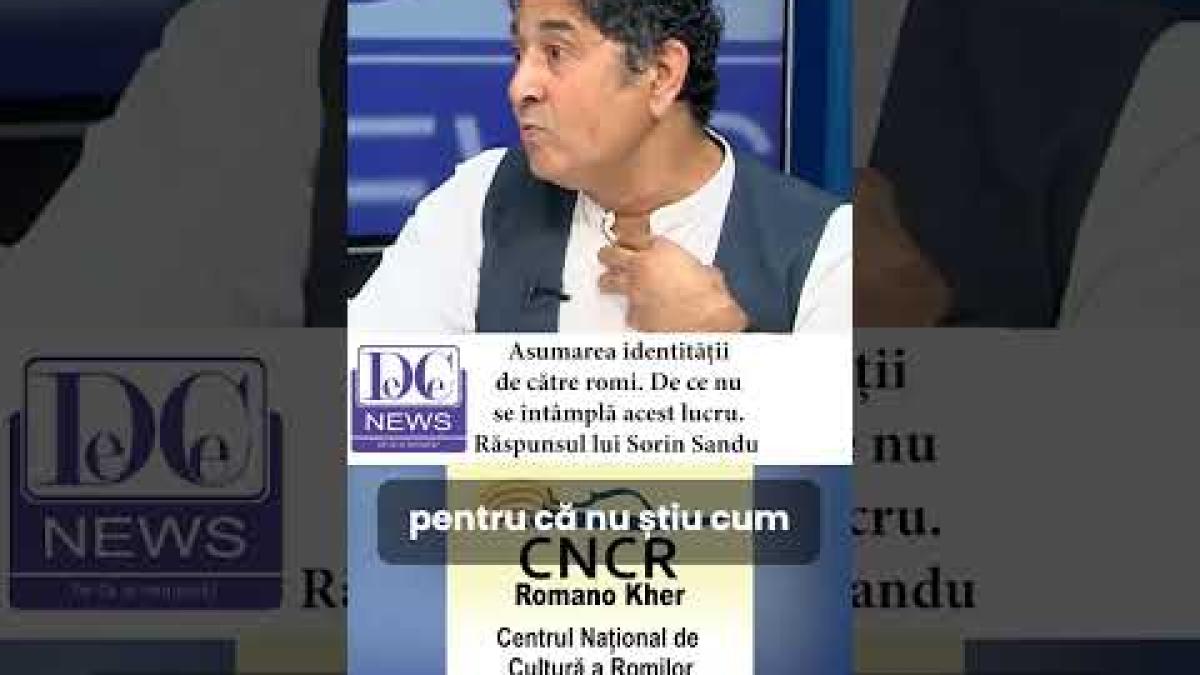 Actorul Sorin Aurel Sandu, despre motivul pentru care romii nu își declară etnia