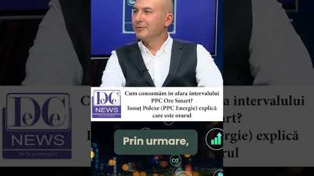 Cum consumăm în afara ofertei PPC Ore Smart. Ionuț Polexe (PPC Energie) explică
