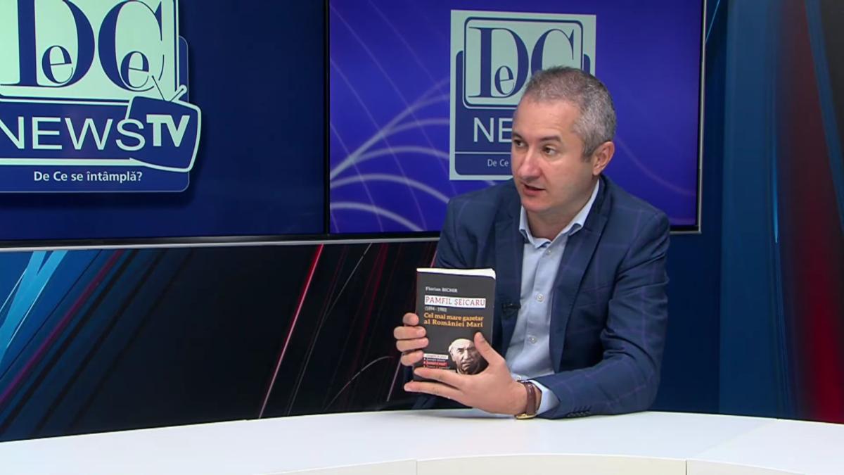 Florian Bichir, invitat la „De Ce Citim”: O carte despre Pamfil Șeicaru, cel mai mare gazetar al României Mari