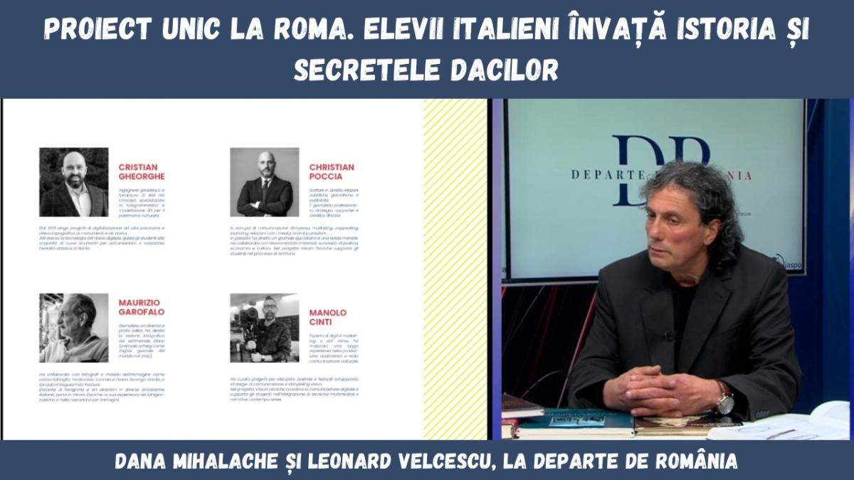 Proiect unic la Roma. Elevii italieni învață istoria și secretele dacilor