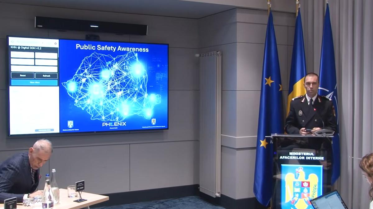 Cum transmite MAI mesaje de alertă pentru 60% din populația urbană, în mai puțin de un minut. Parteneriat public-privat