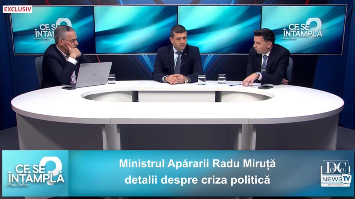 Radu Miruță: România riscă să piardă miliarde din SAFE din cauza crizei politice. Dezvăluiri la DCNews