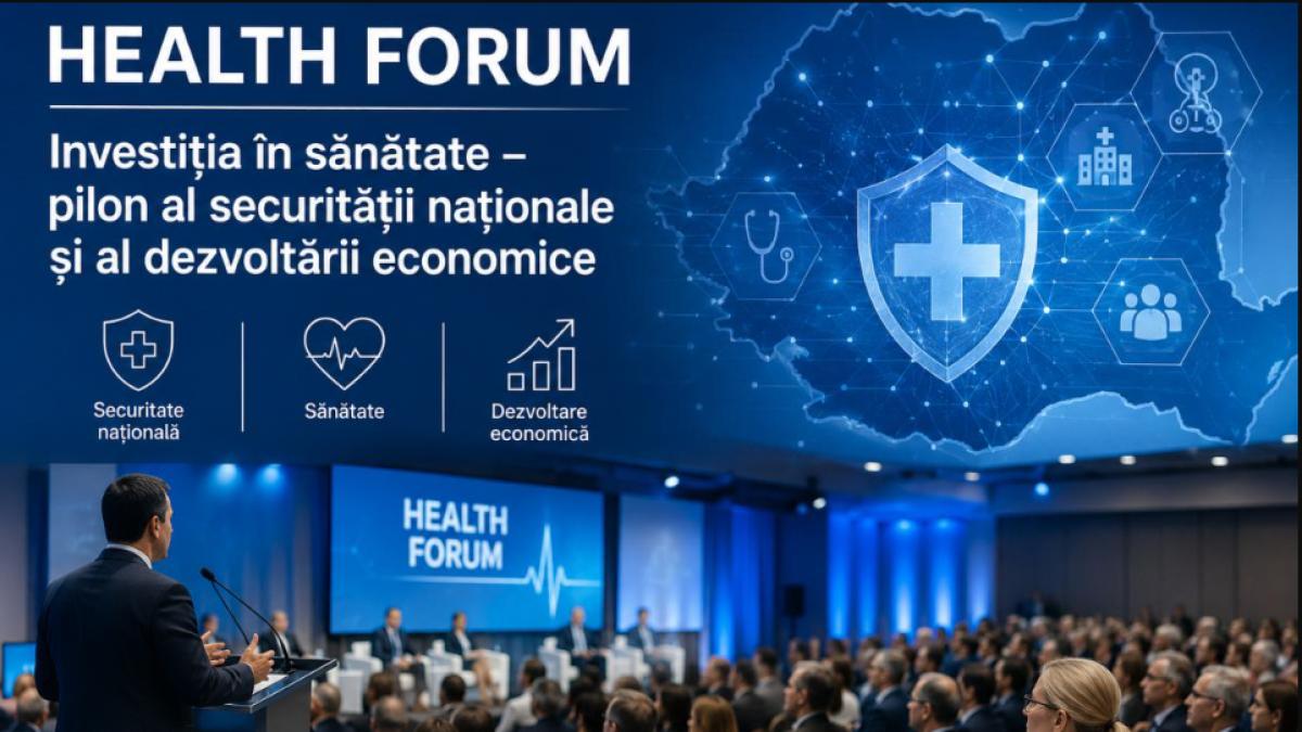 HEALTH FORUM: Investiția în sănătate – pilon al securității naționale și al dezvoltării economice
