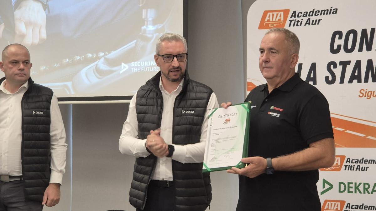 academia titi aur certificata european de dekra david popovici noul ambasador al conducerii defensive in romania