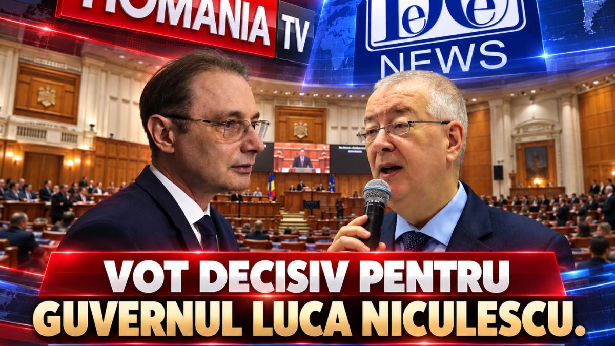 vot decisiv pentru guvernul luca niculescu bogdan chirieac in direct la dcnews si romania tv de la ora 14 00