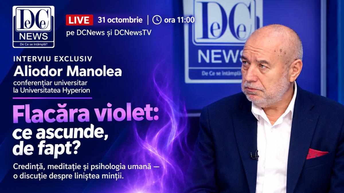 psihologul aliodor manolea da cartile pe fata despre flacara violet la interviurile dcnews